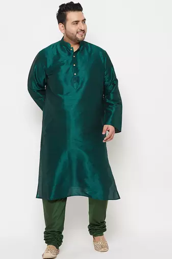 Men's green viscose blend pyjama