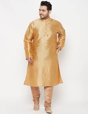 Men's rose gold viscose blend pyjama 5