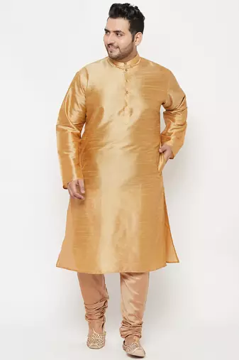 Men's rose gold viscose blend pyjama