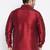 Men's maroon silk blend ethnic shirt