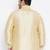 Men's gold silk blend ethnic shirt