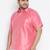 Men's pink silk blend ethnic shirt