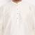 Men's cream and rose gold silk blend kurta and dhoti set