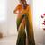 Women multicolor chinon silk saree