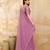 Pink Tussar Silk Embroidery Work Saree with Unstitch Blouse Piece