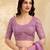Pink Tussar Silk Embroidery Work Saree with Unstitch Blouse Piece