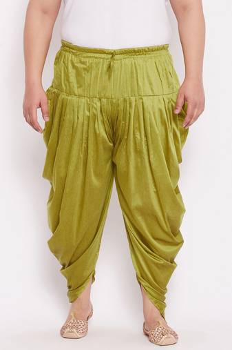 chutney green cowl dhoti