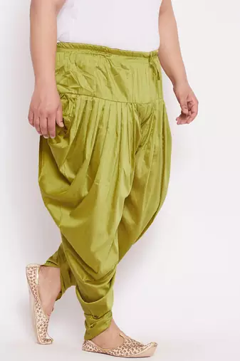chutney green cowl dhoti