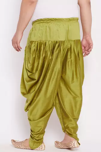 chutney green cowl dhoti