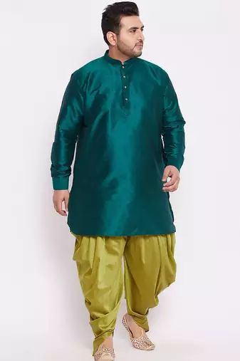 chutney green cowl dhoti