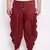 maroon cowl dhoti