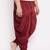 maroon cowl dhoti