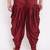 maroon cowl dhoti