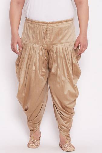 rose gold cowl dhoti