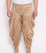 rose gold cowl dhoti
