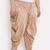 rose gold cowl dhoti
