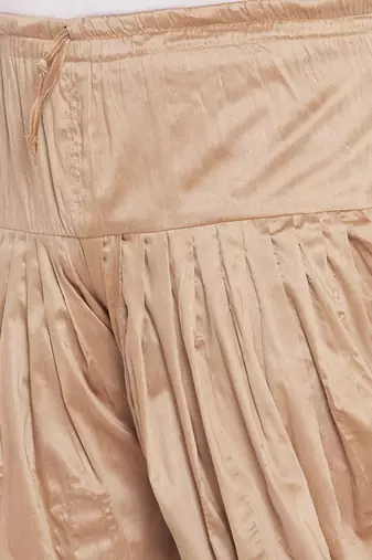 rose gold cowl dhoti
