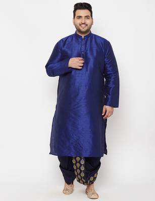 navy blue embroidered dhoti 5