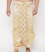 gold embroidered dhoti