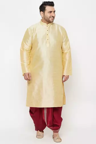 maroon embroidered dhoti