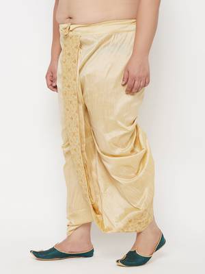 gold embroidered dhoti 2