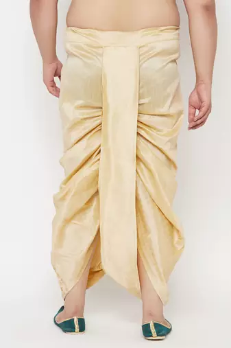 gold embroidered dhoti