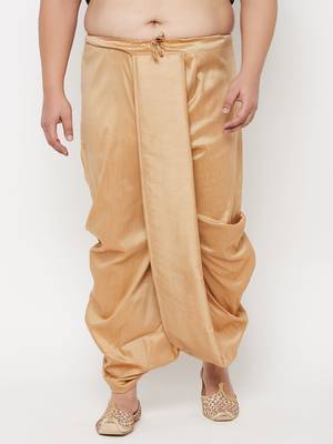 rose gold solid dhoti 1