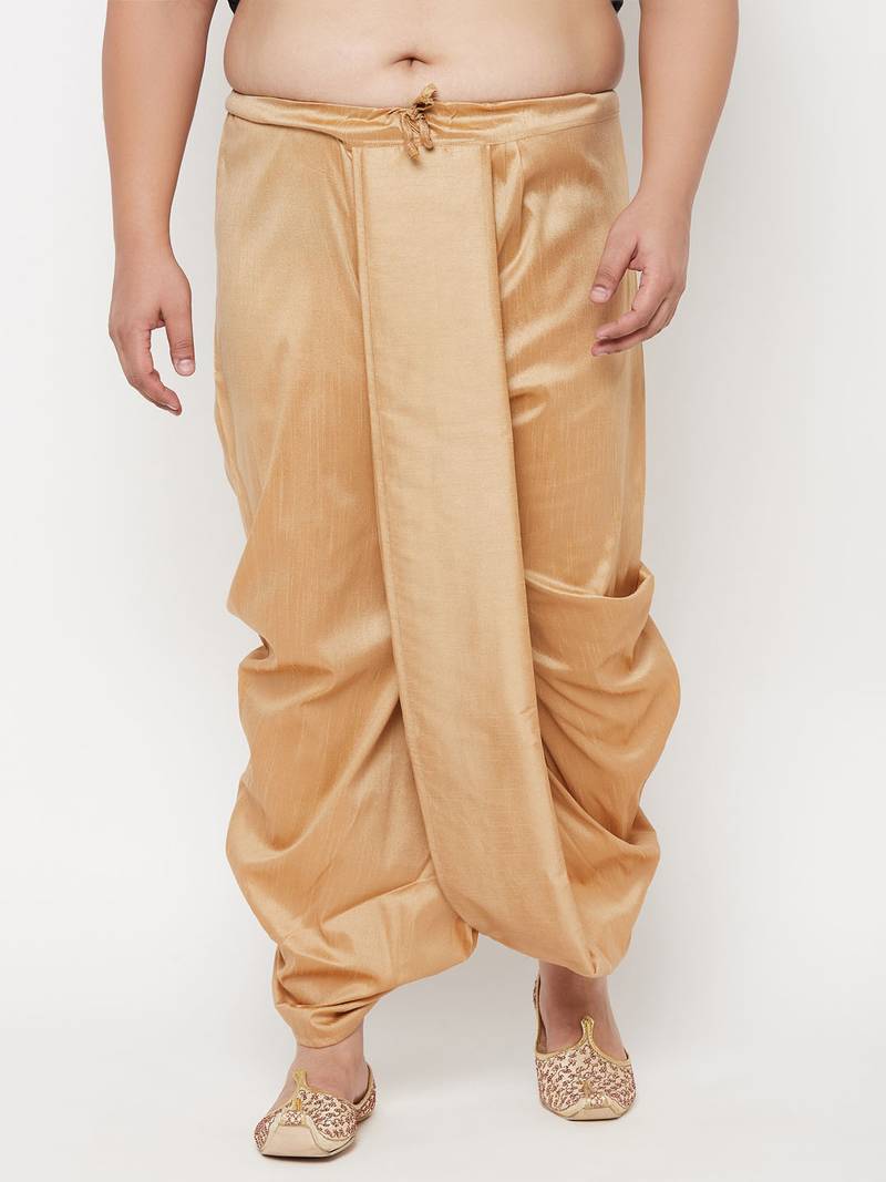 rose gold solid dhoti