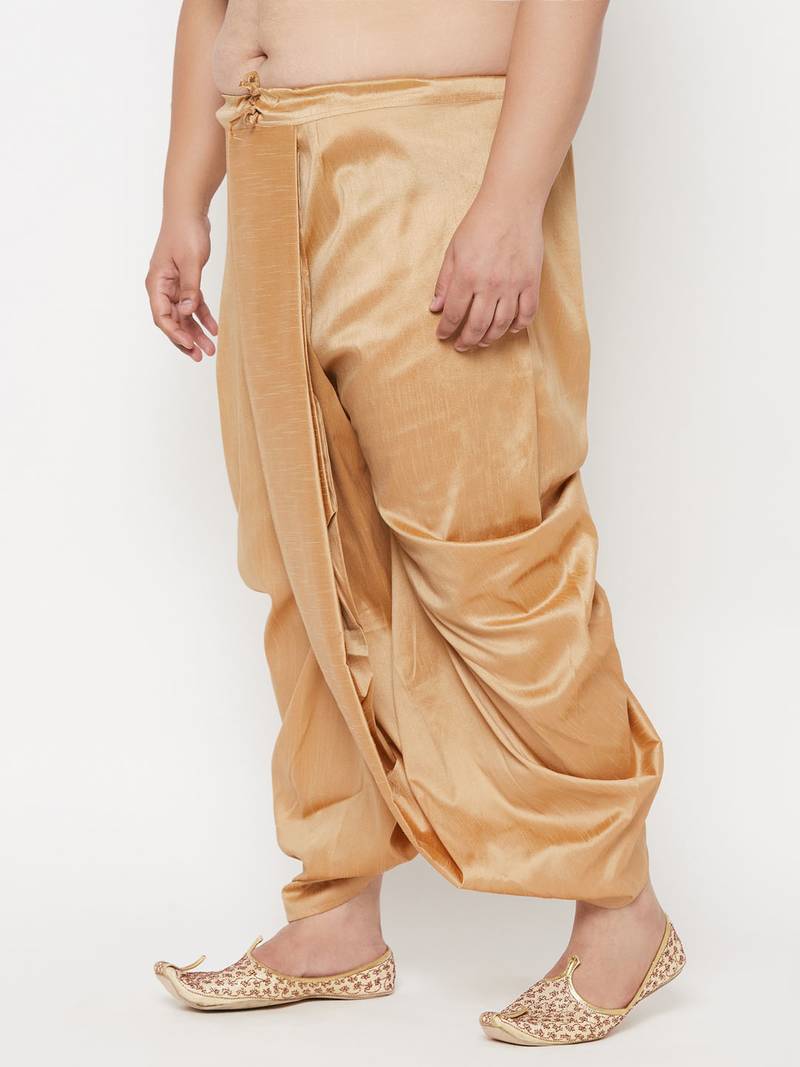 rose gold solid dhoti