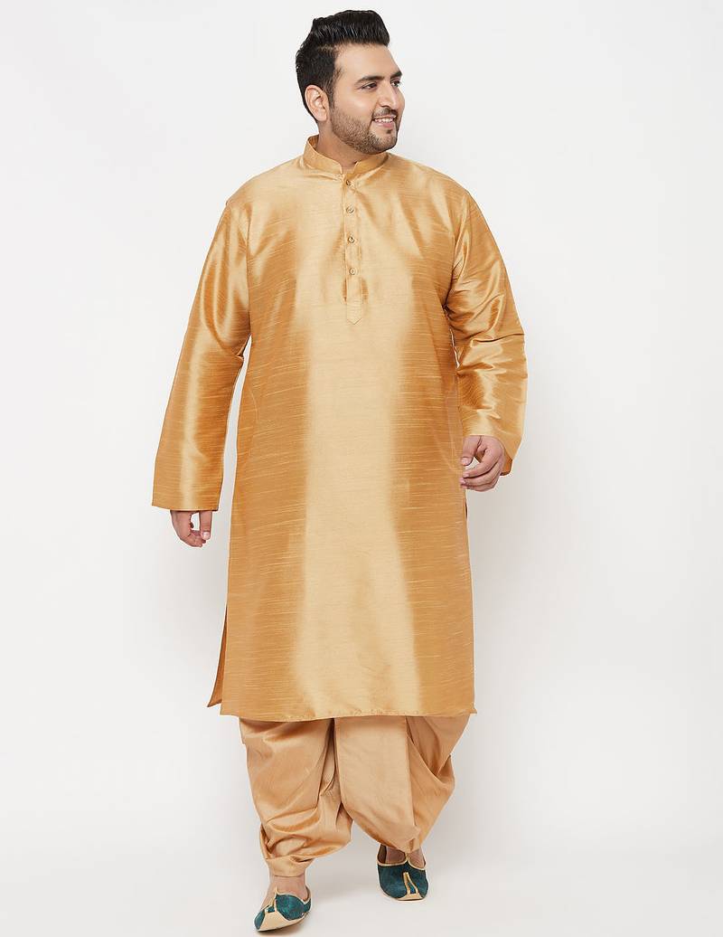rose gold solid dhoti