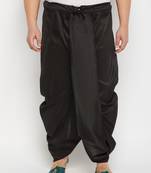 black solid dhoti
