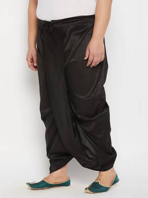 black solid dhoti 2