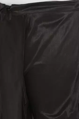 black solid dhoti