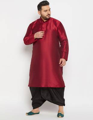 black solid dhoti 5