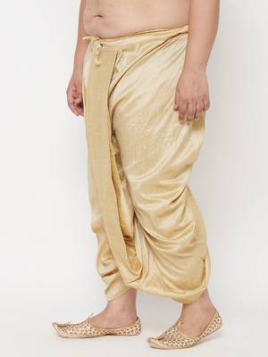 gold solid dhoti 2