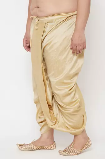 gold solid dhoti