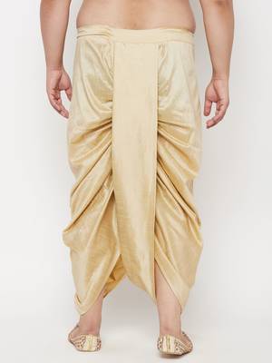 gold solid dhoti 3