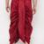 maroon solid dhoti