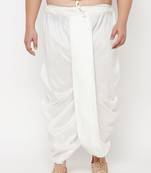white solid dhoti