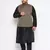 black silk blend jacket kurta pyjama set