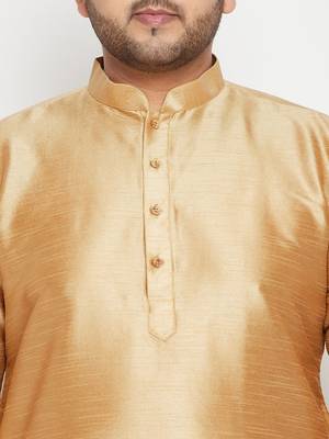rose gold, blue and white silk blend jacket kurta pyjama set 5