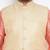 Plus pink silk blend jacket kurta pyjama set