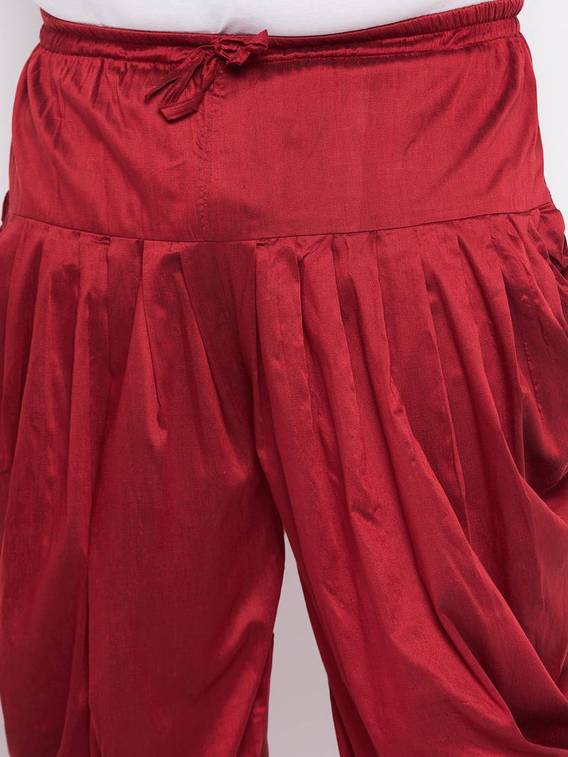 Plus rose gold silk blend jacket kurta dhoti set