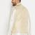 Plus cream silk blend nehru jacket