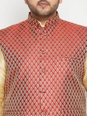 maroon nehru jacket 5
