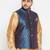 Plus blue nehru jacket