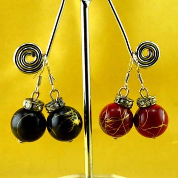 Moti Pearl Beads Earing 1