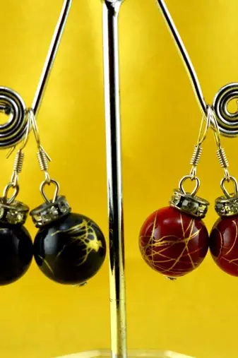 Moti Pearl Beads Earing