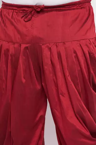 orange silk blend jacket kurta dhoti set
