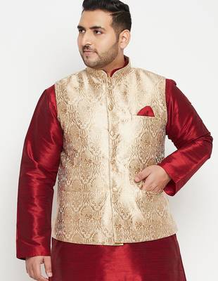 rose gold nehru jacket 1